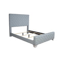 Chenille Upholstered Bed W6041