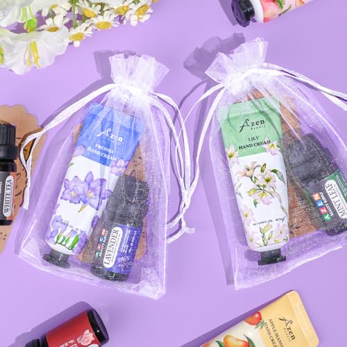 Hand Cream and Lip Balm Set with Organza Bag L19945