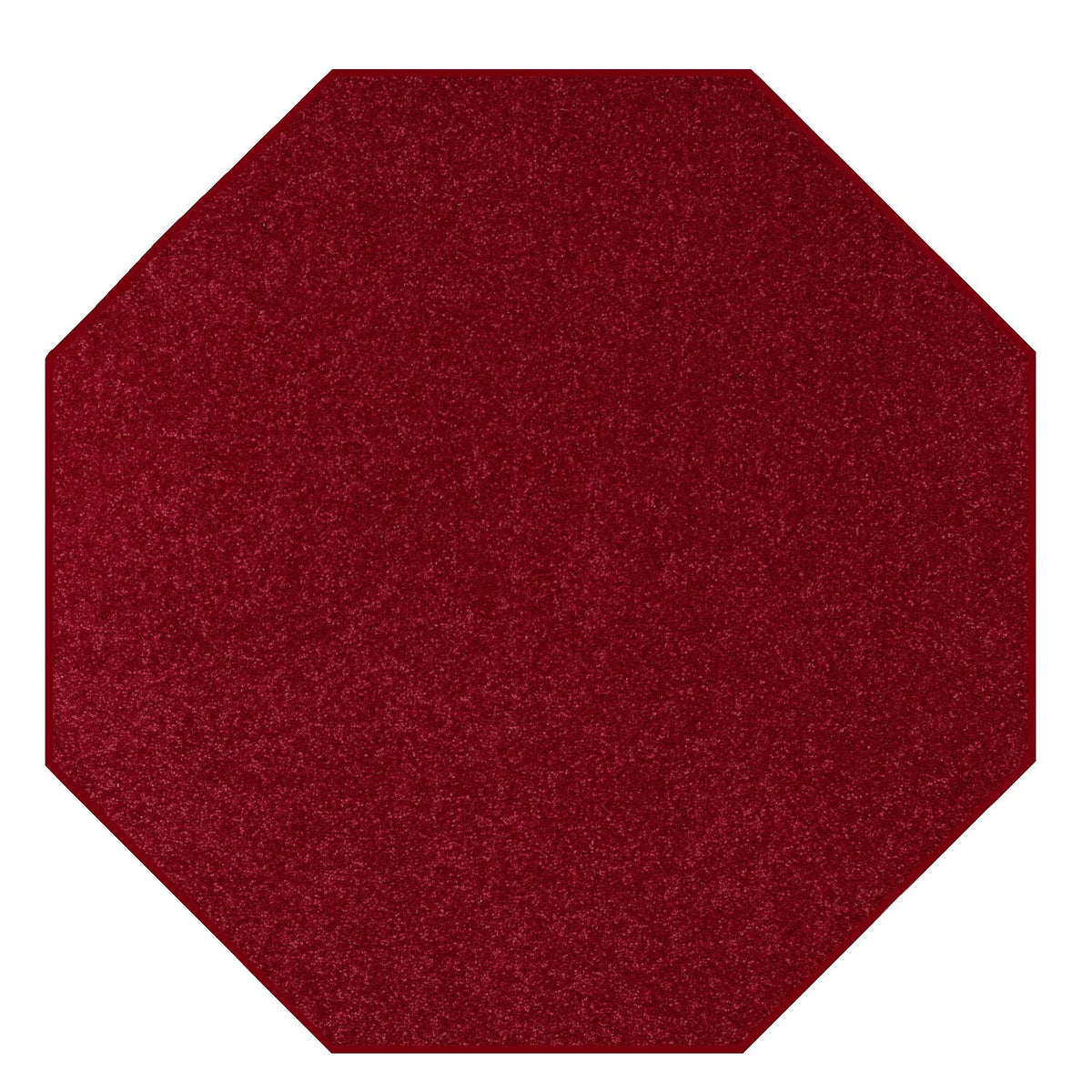 Burgundy Octagon Area Rug M29682
