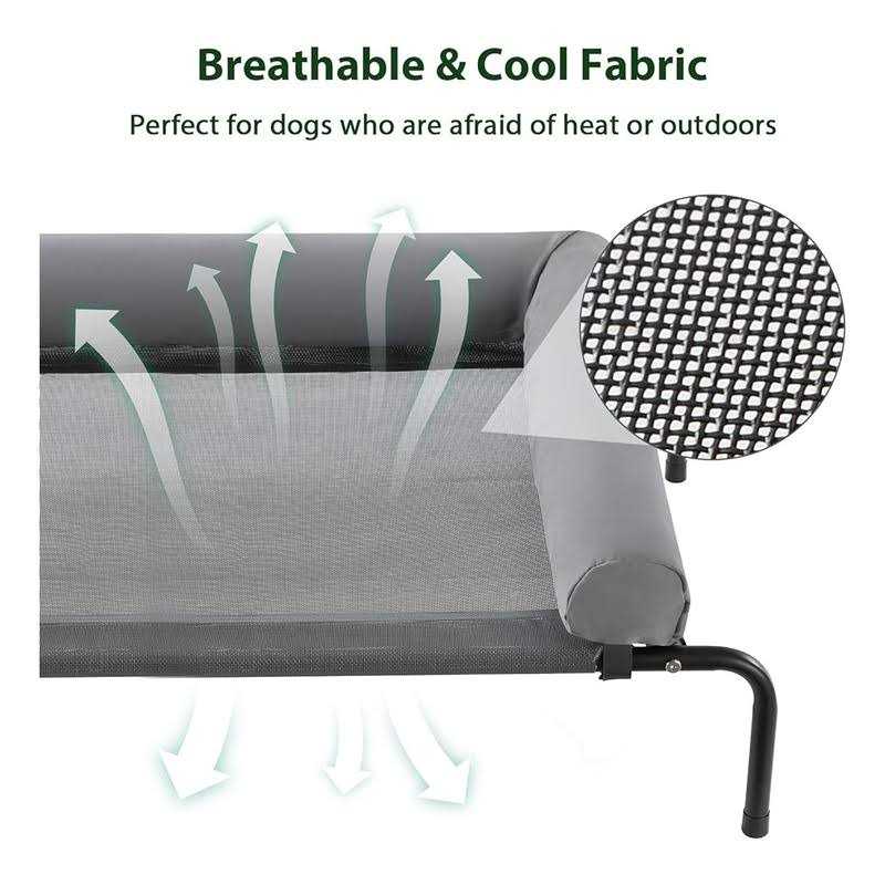 Large Elevated Cooling Dog Bed V321164