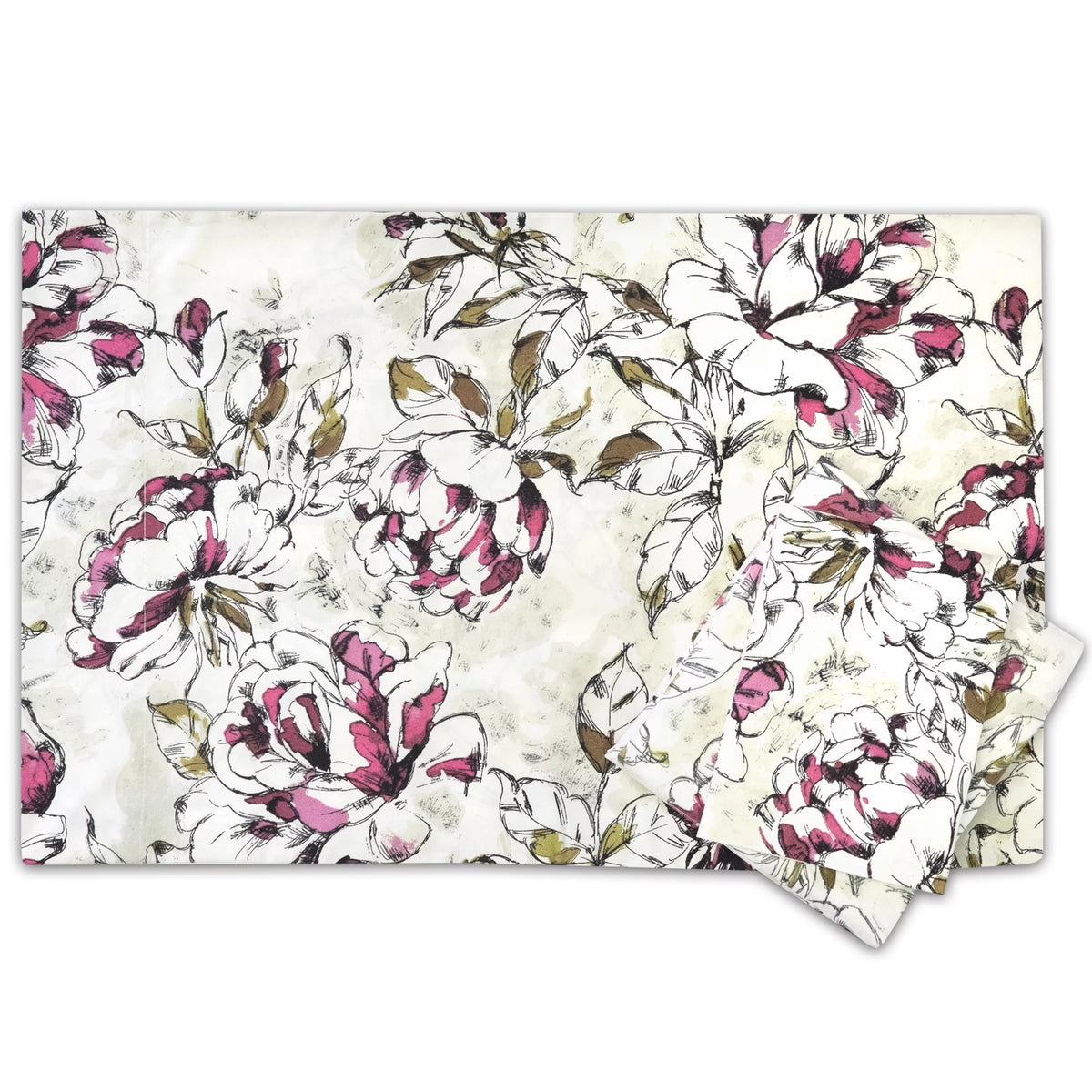 Queen Size 4-Piece Deep Pocket Bed Sheet Set Y605
