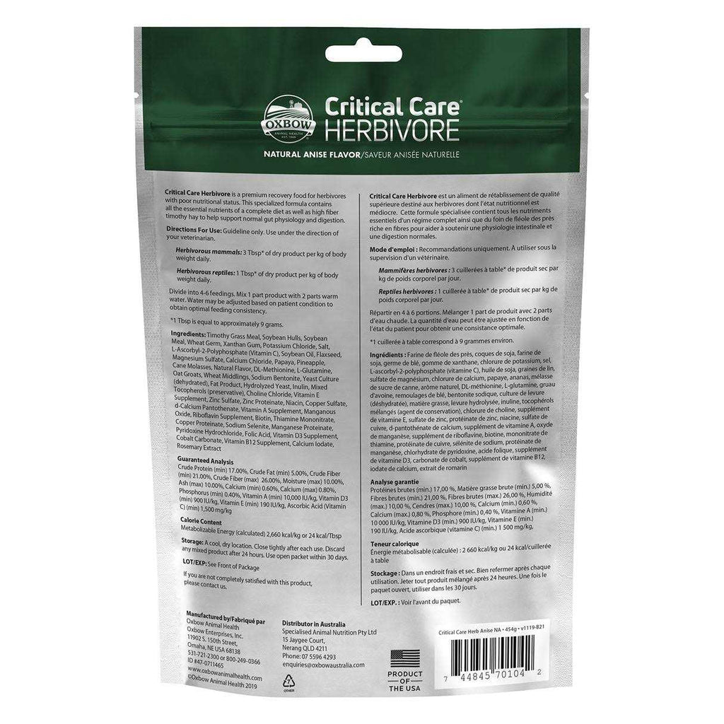 Critical Care Herbivore G193