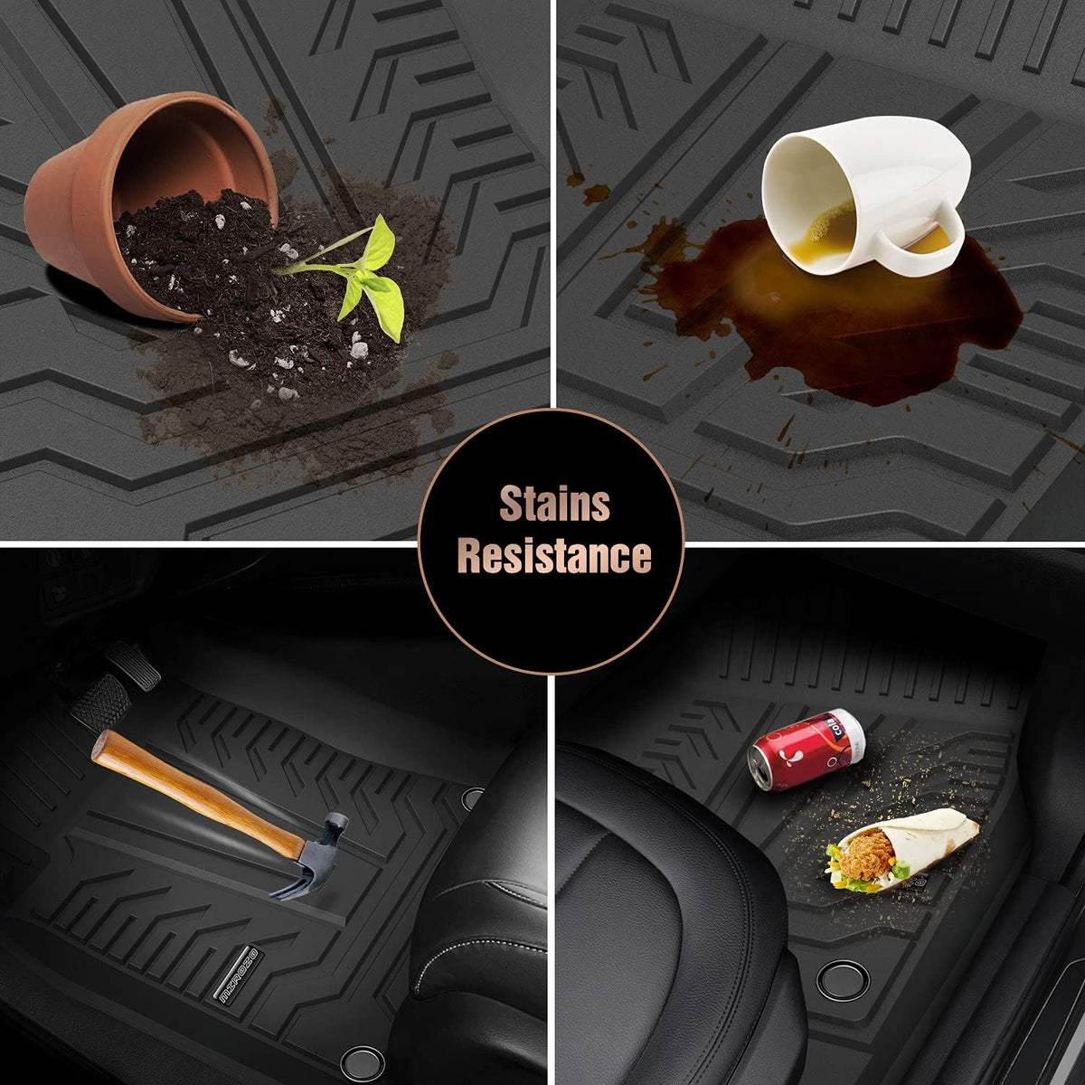 Car Floor Mats for Honda Civic Sedan J528