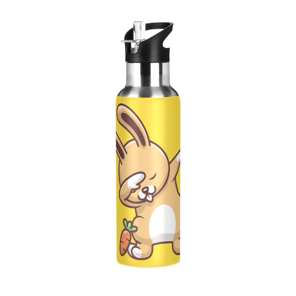 Stainless Steel Vacuum Insulated Water Bottle with Straw Lid 20 OZ I56772