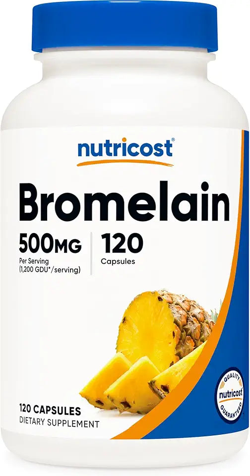 Bromelain 500mg 120 Vegetarian Capsules I62728