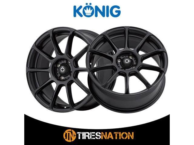 Matte Black 18x8 Wheel K393
