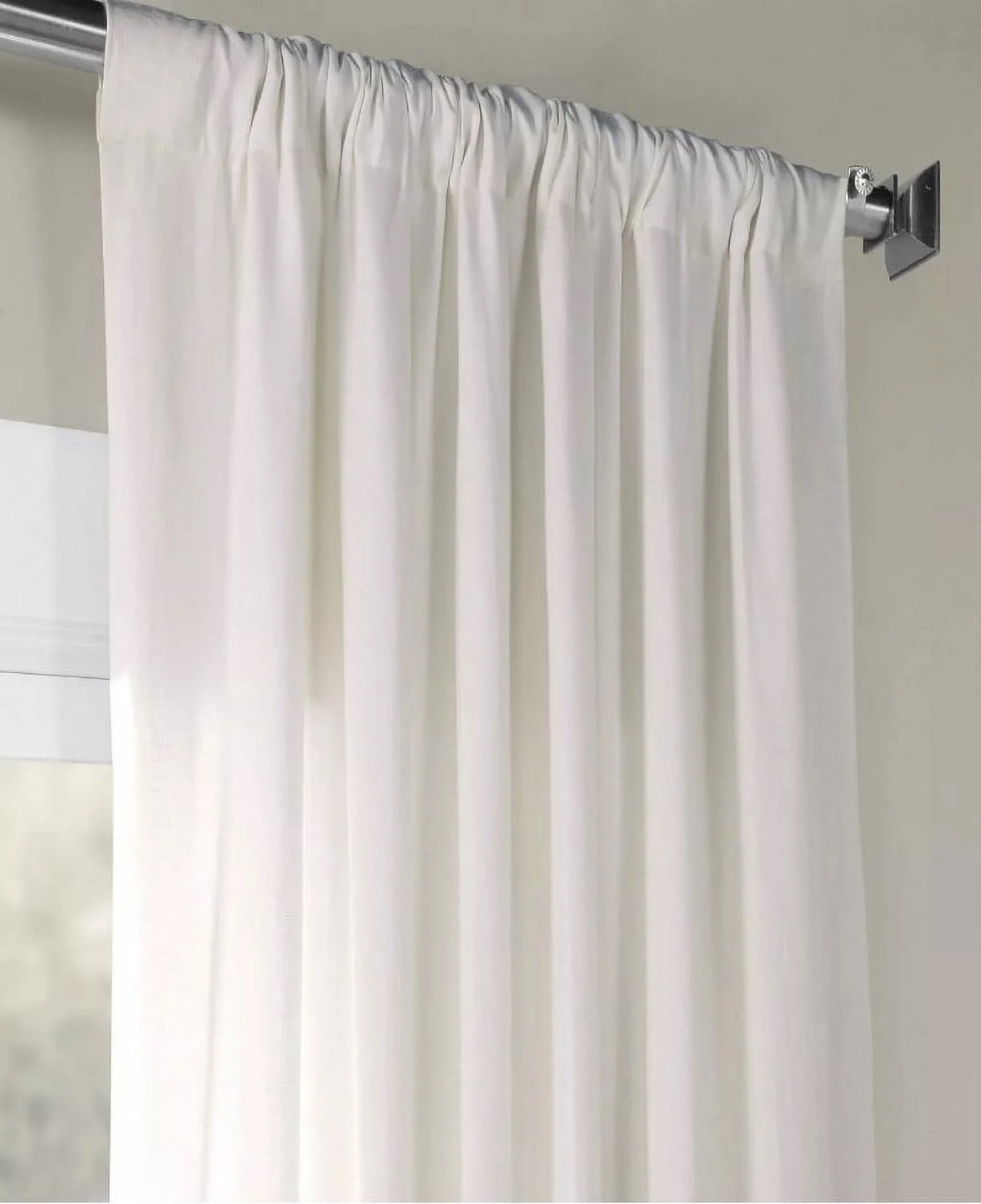 French Linen 50" x 84" Curtain Panel B658315