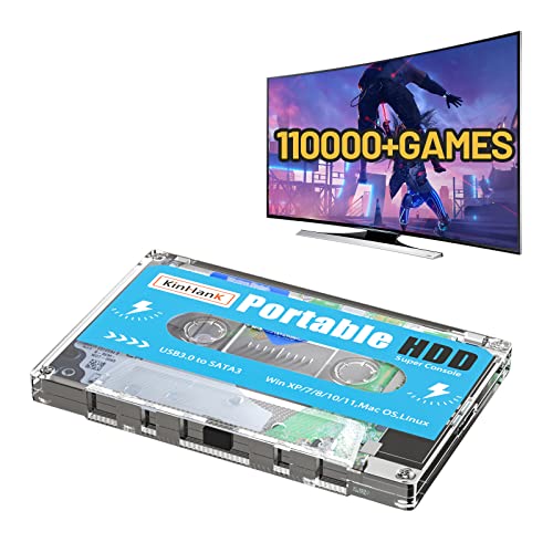 500G Portable Game Drive with 110,000+ Games A9624