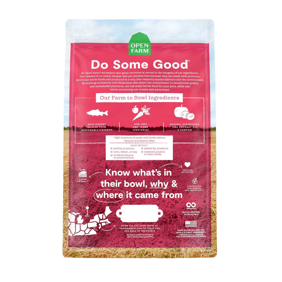 Grain-Free Wild-Caught Salmon Dry Dog Food U655156