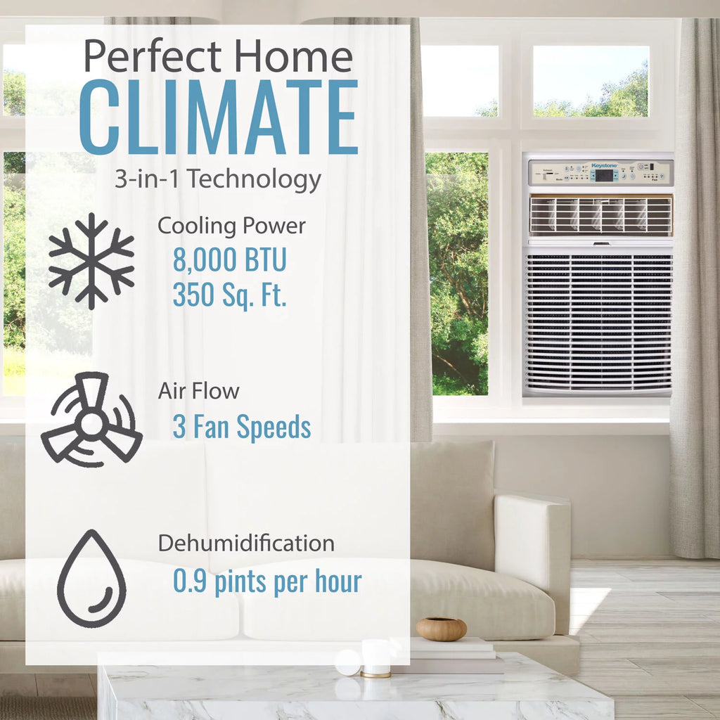 8,000 BTU Slider/Casement Window Air Conditioner Y88780