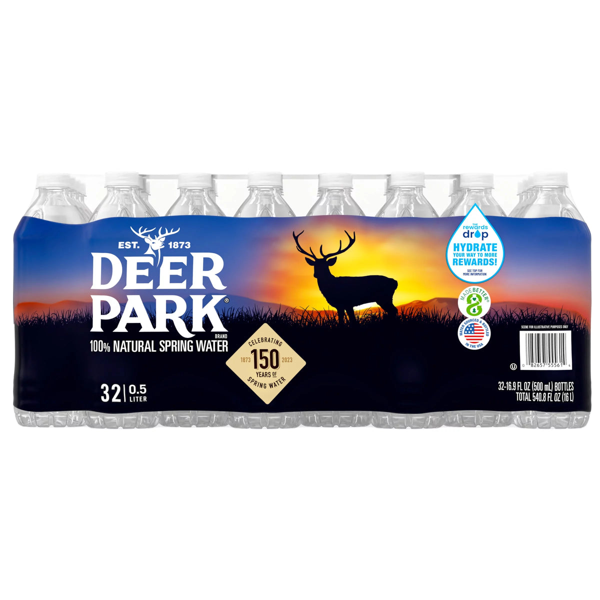 16.9-ounce Plastic Spring Water (Pack of 32) Y1631
