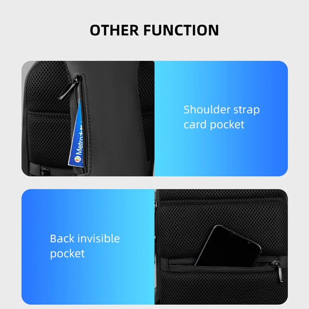 TSA Lock Crossbody Chest Shoulder Bag P878