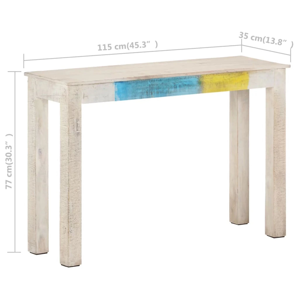 Wooden Console Table Mango Wood Side Table T418338