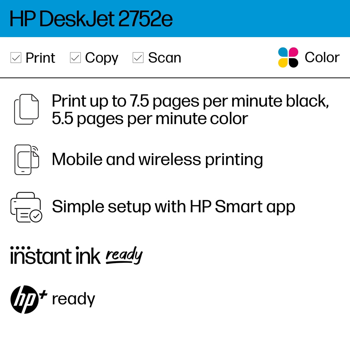 Wireless Color Inkjet All-in-One Printer V4469