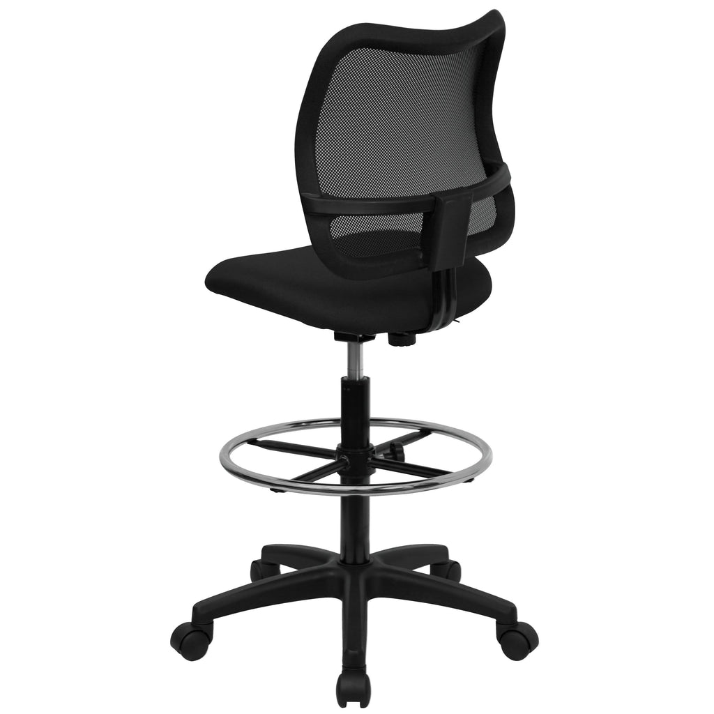 Gray Mesh Drafting Chair R741