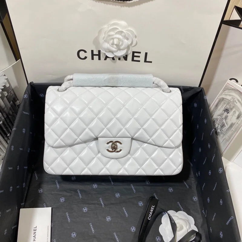White Large Classic Handbag V258406