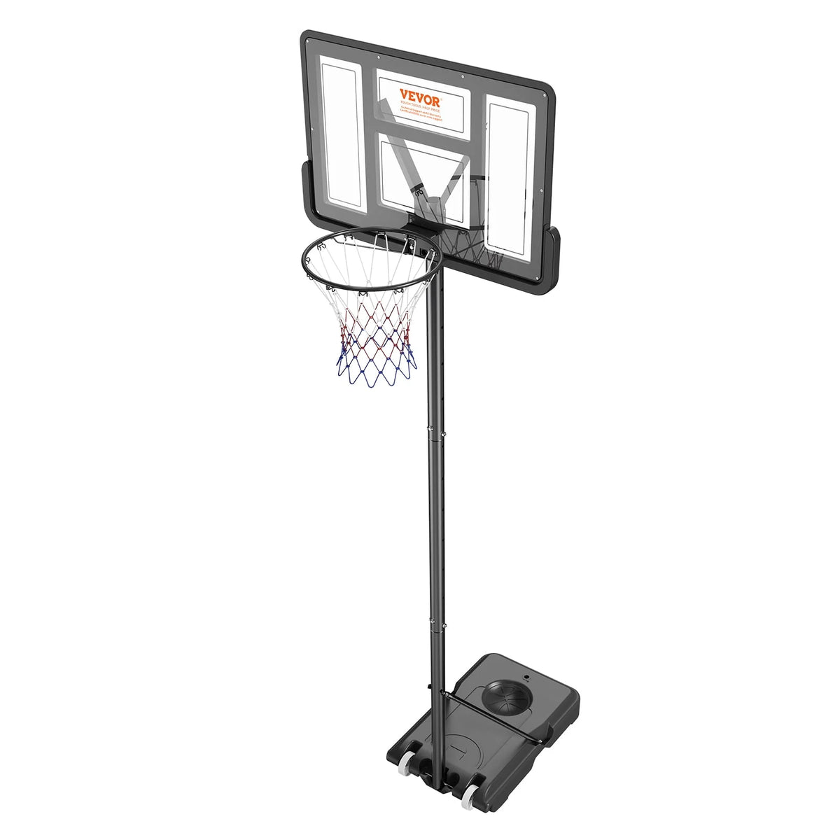 Basketball Hoop Adjustable Height Backboard System M88918