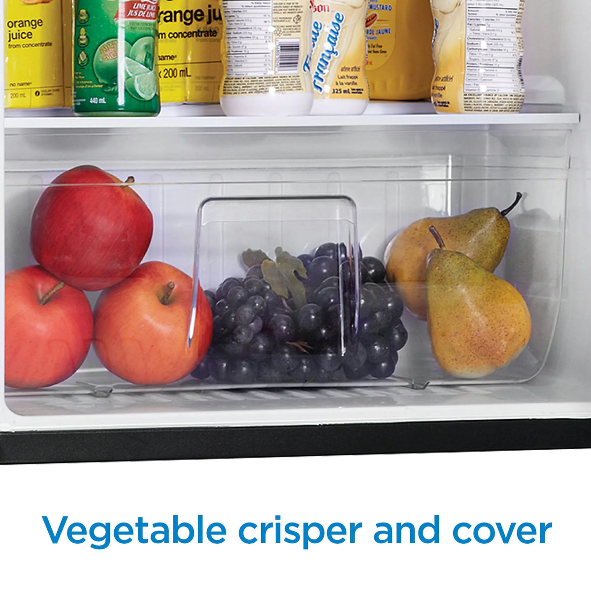 2.6 Cubic Feet Compact Freestanding Refrigerator, Black Y4125