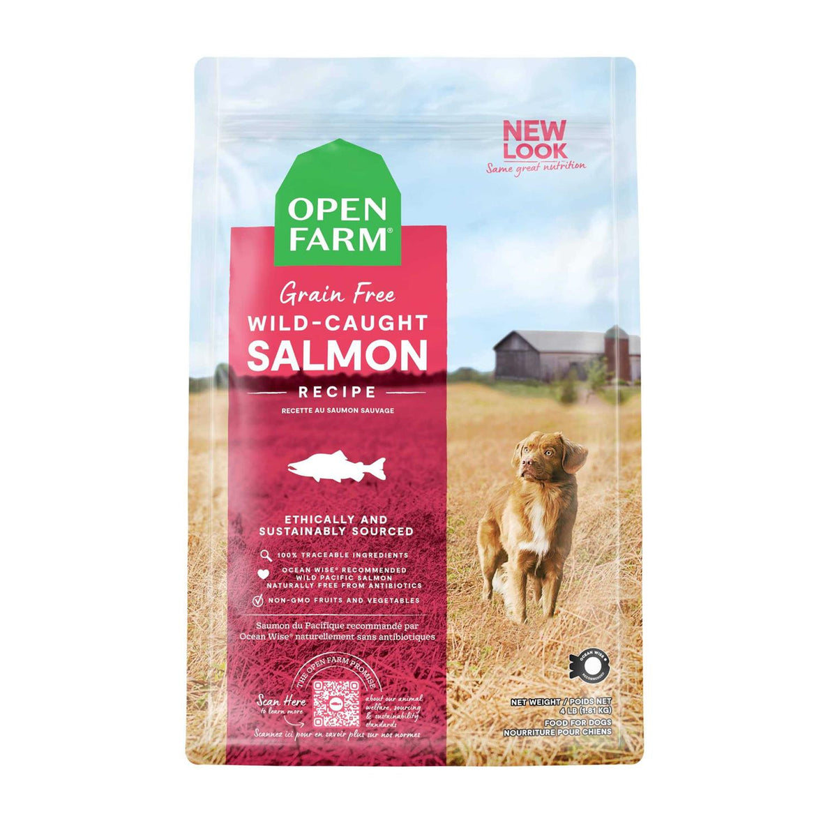 Grain-Free Wild-Caught Salmon Dry Dog Food U655156
