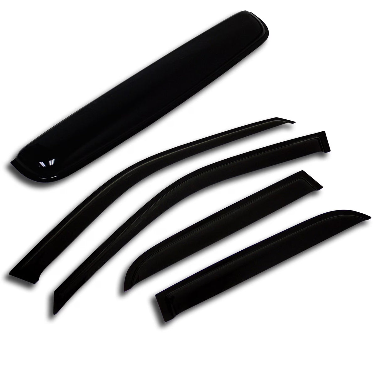 5 Pcs Outside Mount Window Visor and Sunroof Set V5865