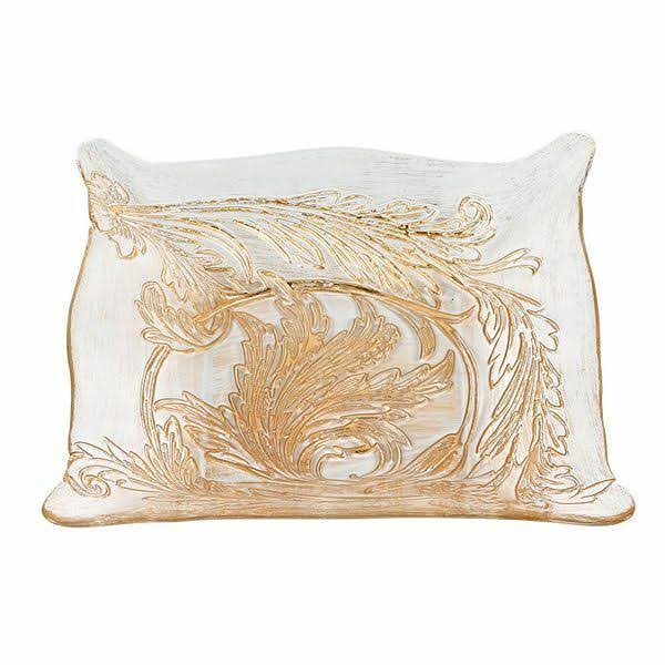 Gold Floral Bowl T4725