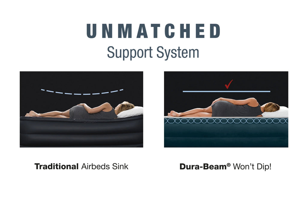 Queen Airbed Mattress with Internal Pump D60204