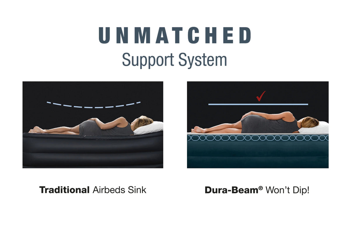 Queen Airbed Mattress with Internal Pump D60204