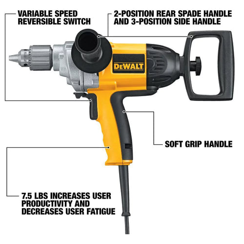 1/2 in. Corded Drill with Spade Handle M571003