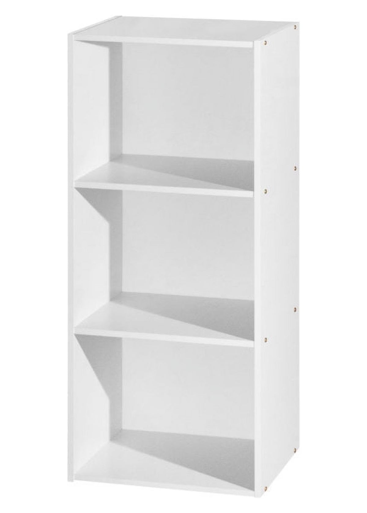 White 3-Shelf Bookcase C8158