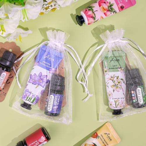 Hand Cream and Lip Balm Set with Organza Bag L19945