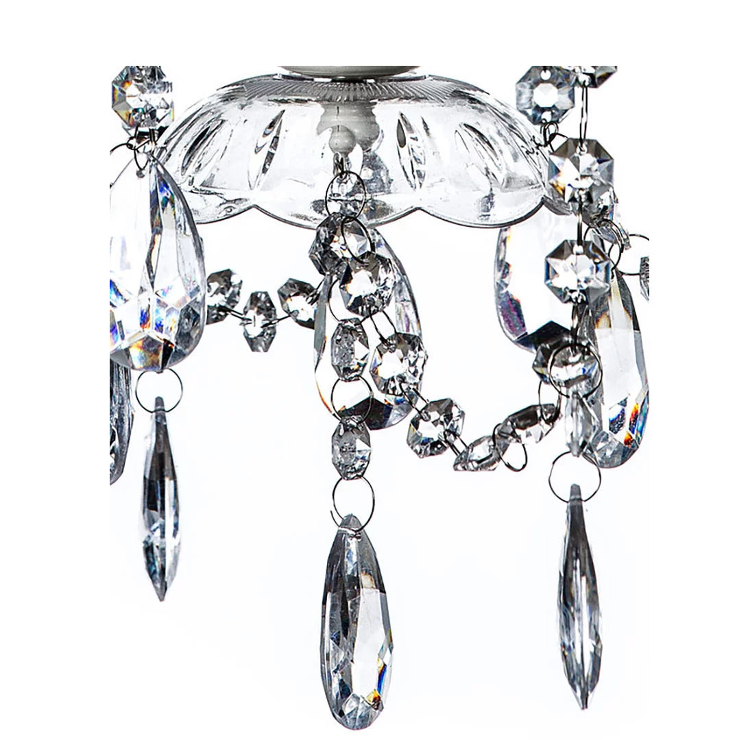 Clear 4 Light Acrylic Crystal Chandelier Z214977