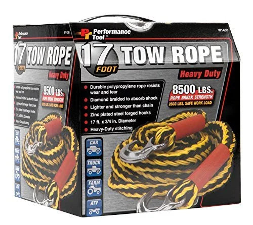 34 IN. X 17 FT. Tow Rope N28360