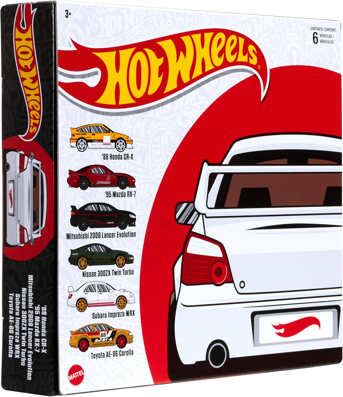 Multipacks of 6 Toy Cars, 1:64 Scale V9292