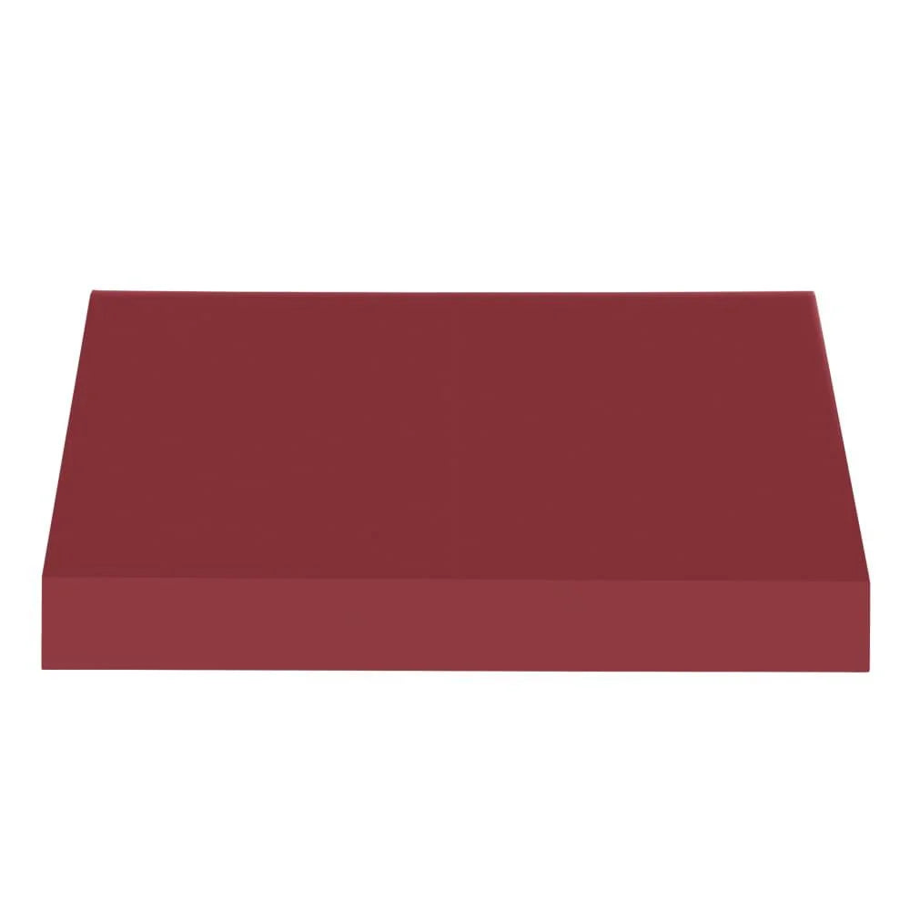 Burgundy Acrylic Fabric Fixed Awning V736