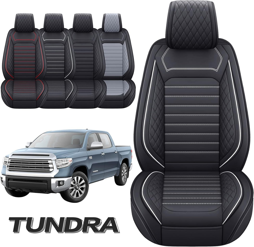 Toyota Tundra Waterproof Leather Seat Covers Full Set E28827