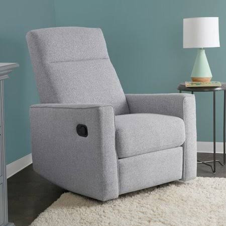 Gray Manual Reclining Glider D1005