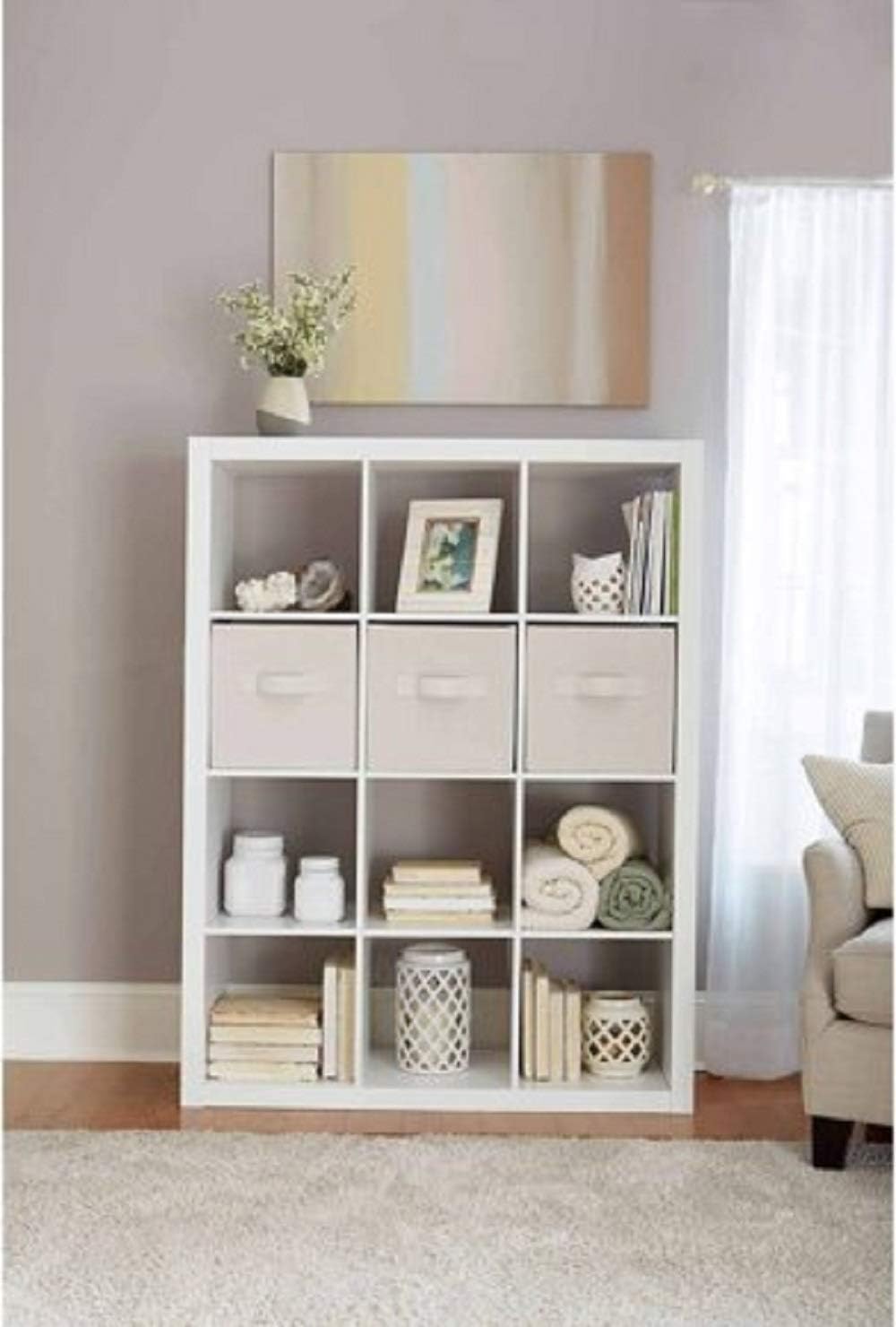 4-Cube Square Storage Cabinet Organizer X4579