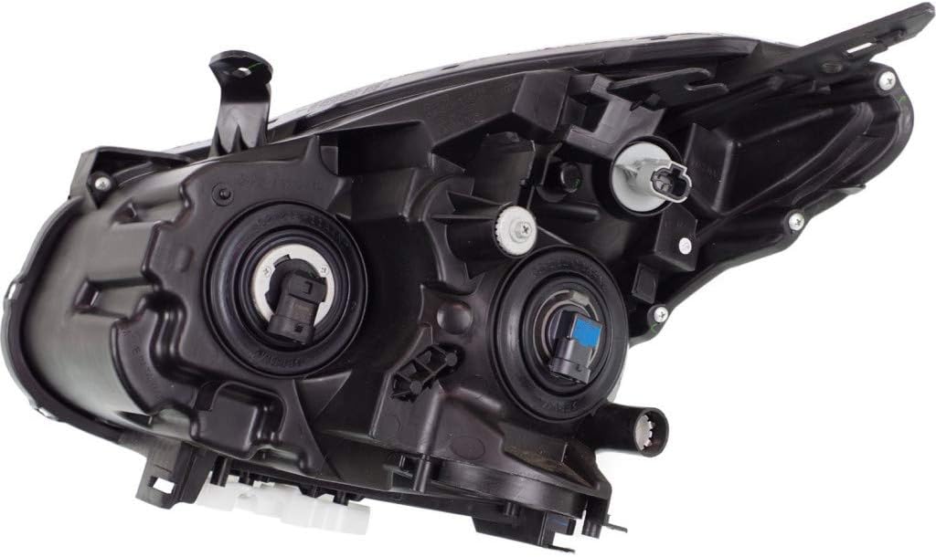 Black Halogen Headlight Pair for Nissan Rogue 2014 2015 T61317