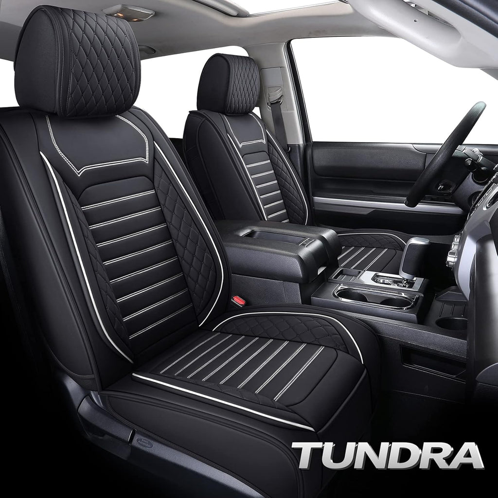Toyota Tundra Waterproof Leather Seat Covers Full Set E28827