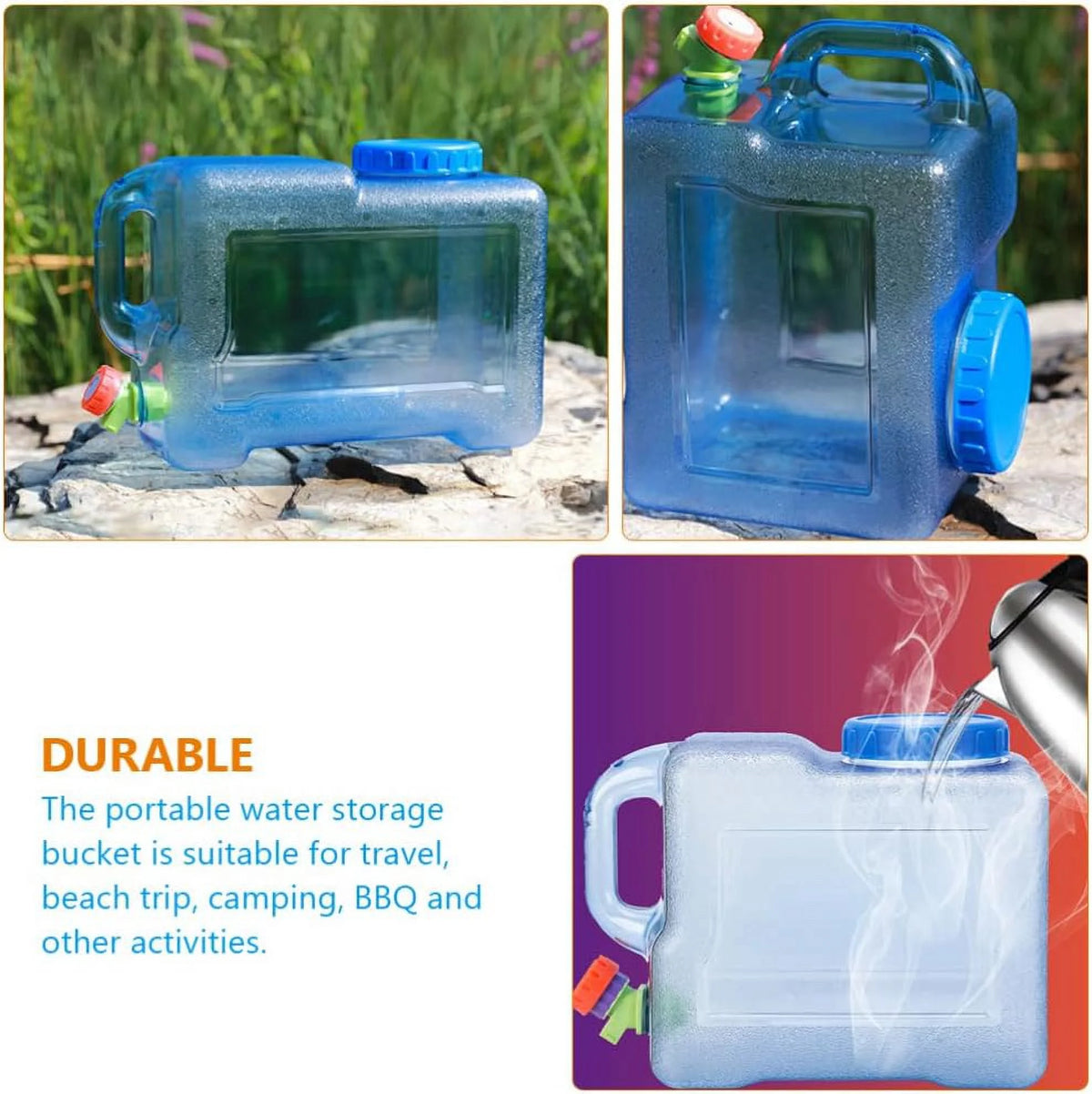 5 Gallon Portable Water Jug with Spigot M43961