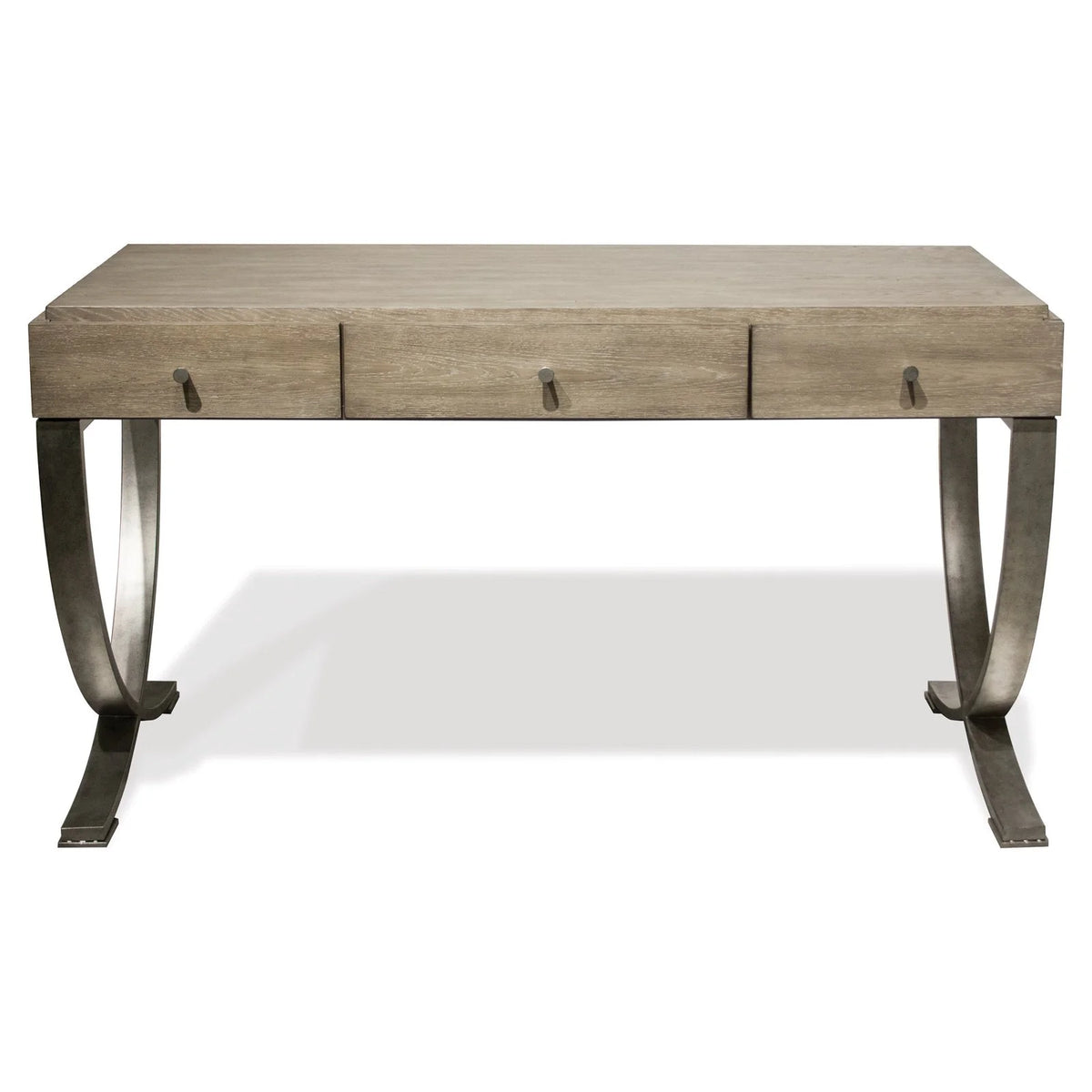 Wood and Metal Writing Desk H1079