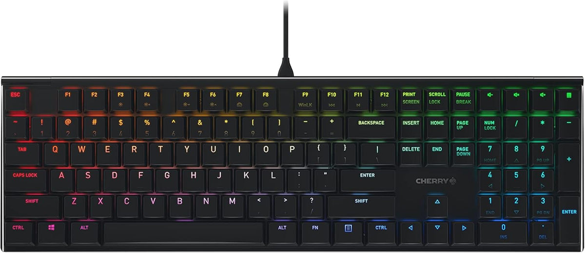 CHERRY MX Low Profile Speed Mechanical Keyboard with Aluminum housing D26053