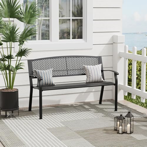 50 inches Metal Outdoor Bench V2176