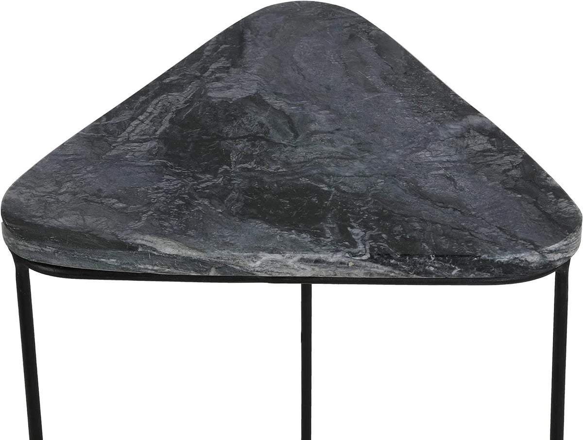 Black 2Pc Nesting Accent Tables M39552