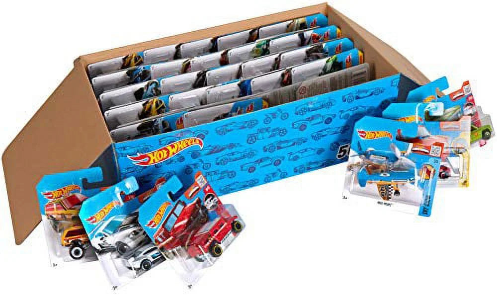 50 Pieces Hot Wheels Car Vehicle Playset U33124