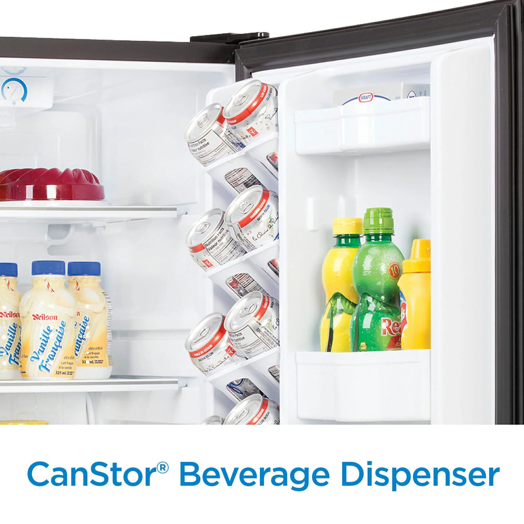 2.6 Cubic Feet Compact Freestanding Refrigerator, Black Y4125