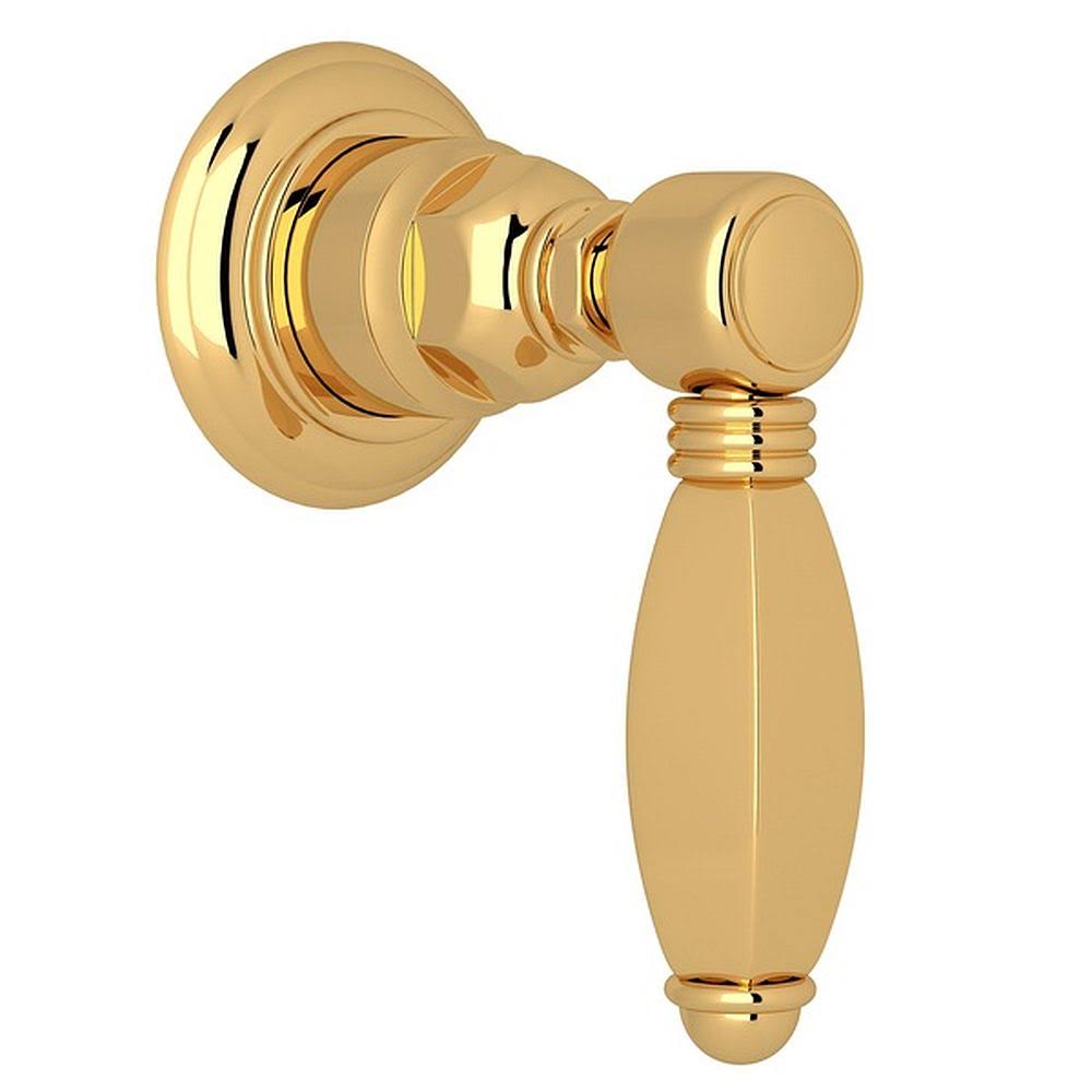 Hex Trim for Volume Control Wall Valve in Inca Brass U41399