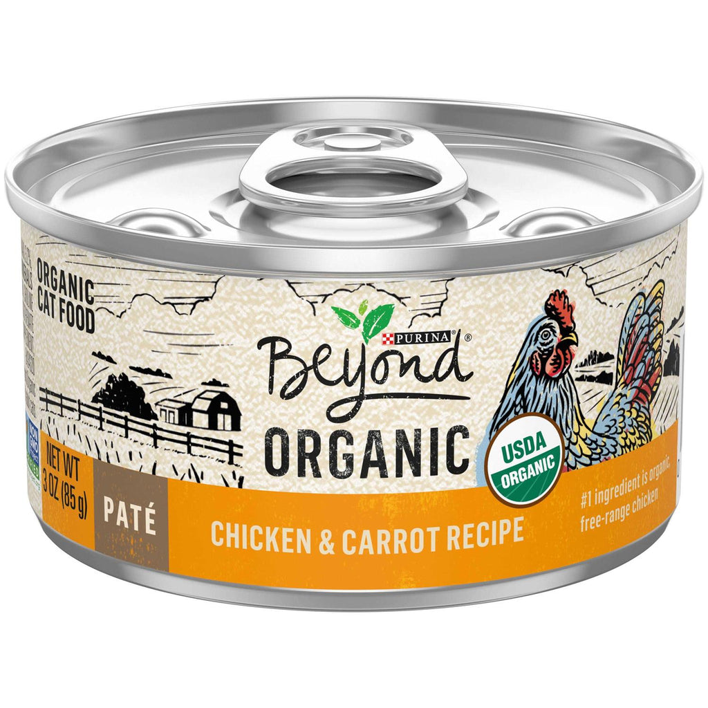 Organic Chicken & Carrot Recipe Pate Cat Food Y927