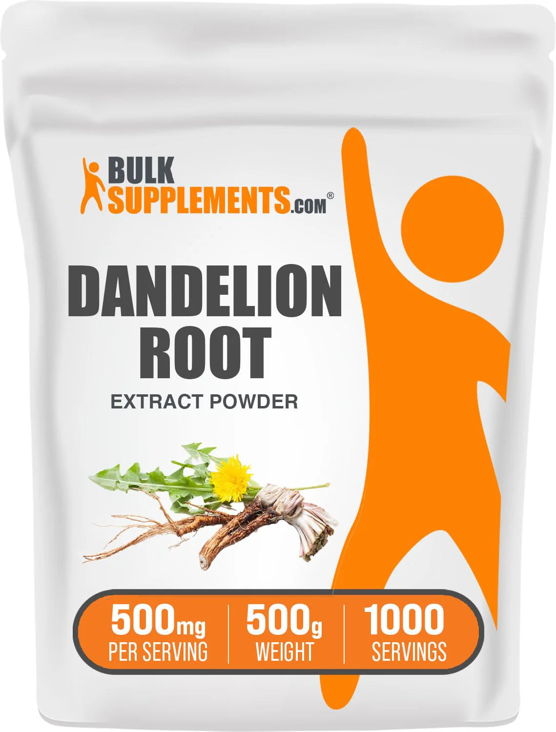 Dandelion Root Extract Powder 500mg Gluten Free O917