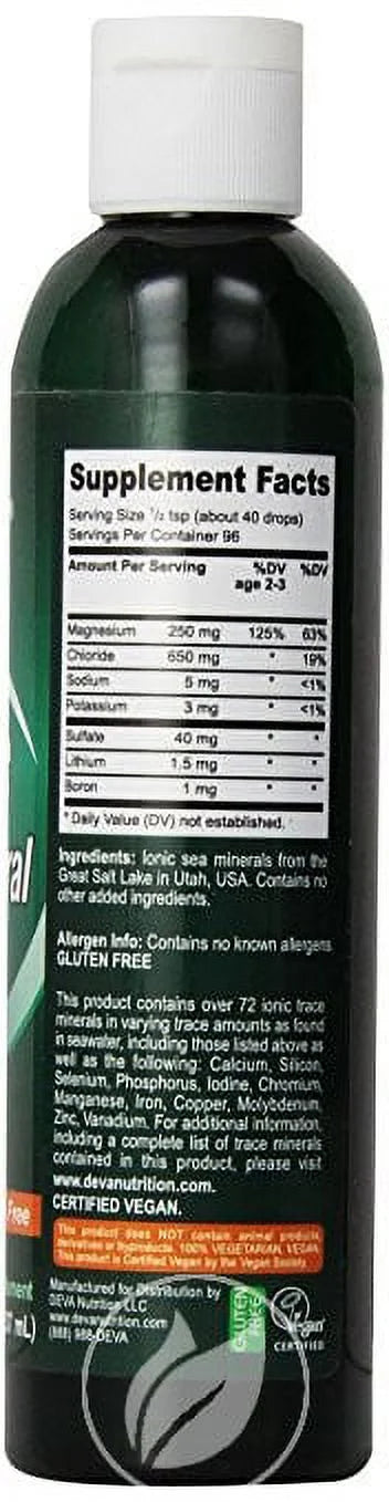 Vegan Trace Mineral Drops 8oz R198